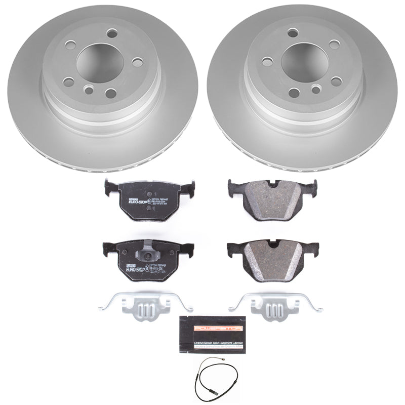 Power Stop 16-18 BMW X5 Rear Euro-Stop Brake Kit