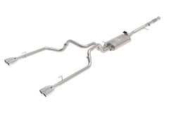 aFe Gemini XV 3in 304 SS Cat-Back Exhaust w/ Cutout 19-21 GM Silverado/Sierra 1500 V8- w/ Black Tips