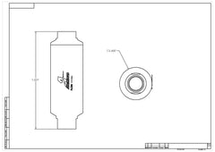 عنصر فلتر AeroMotive - 40 ميكرون من الفولاذ المقاوم للصدأ (يناسب 12342)