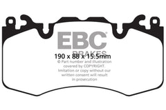 EBC 13+ Land Rover Range Rover 3.0 Supercharged Extra Duty Front Brake Pads