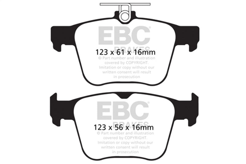 EBC 14-20 Audi S3 2.0 Turbo Yellowstuff Rear Brake Pads