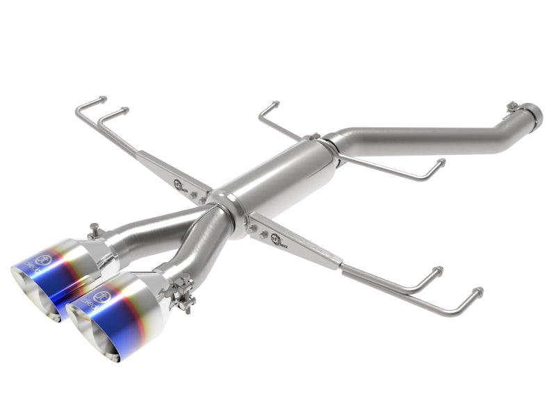 نظام عادم خلفي للمحور من aFe Takeda مقاس 2.5 بوصة 304SS لسيارة هوندا سيفيك تايب R L4-2.0L (t) موديل 17-19 - طرف لهب BL