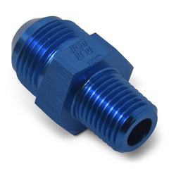 Russell Performance -4 AN to 1/4in NPT Straight Flare to Pipe (Blue)