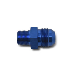 Russell Performance -16 AN to 1in NPT Straight Flare to Pipe (Blue)