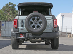 aFe 2021+ Ford Bronco L4-2.3L (t) / V6-2.7L (tt) Vulcan 3in. إلى 2.5in. SS Cat-Back - Carbon