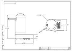 مضخة AeroMotive البحرية 14 رطل/بوصة مربعة - منافذ 3/8 NPT