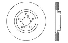 StopTech 07-08 Acura MDX SportStop Slotted & Drilled Right Front Rotor