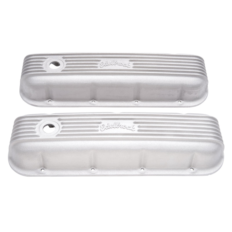 Edelbrock Valve Cover Classic Series Chevrolet 1965 and Later 396-502 V8 Satin