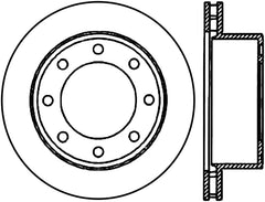 StopTech Power Slot 00-05 Ford Excursion / 01-04 F250 2WD/4WD Rear Left Slotted CRYO Rotor