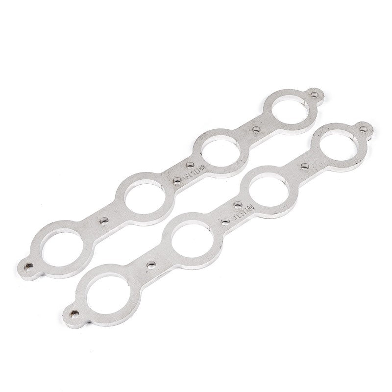 Stainless Works Chevrolet LS1/LS6 Round Port Header 304SS Exhaust Flanges 1-3/4in Primaries