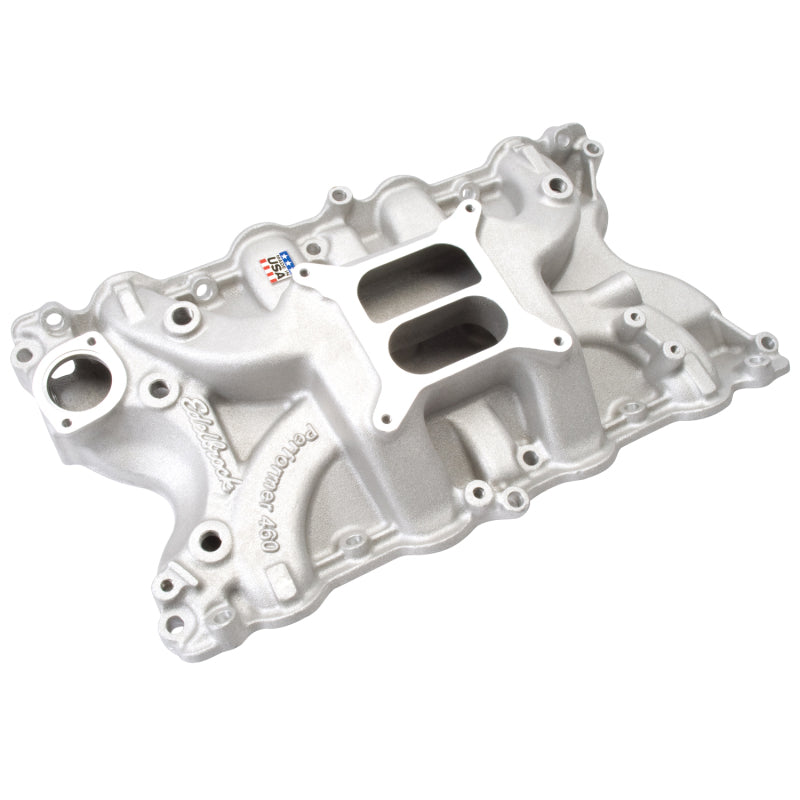 Edelbrock Performer 460 مع مشعب سحب غاز العادم