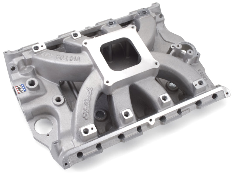 تركيب شفة مشعب العادم Edelbrock 390-428 Ford FE Victor EFI 4150