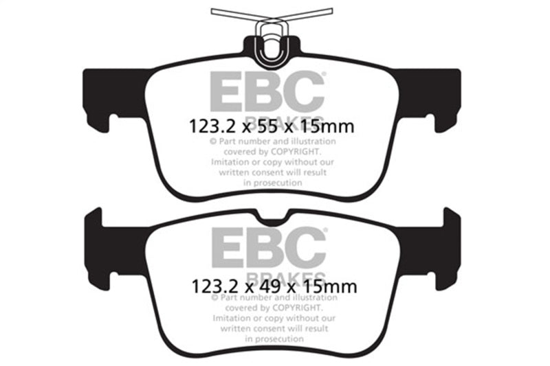 EBC 2017+ Ford Escape 1.6T/2.0T (Incl 4WD) Greenstuff Rear Brake Pads