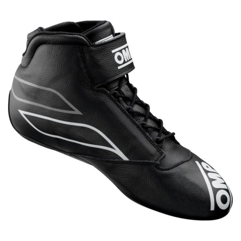 OMP One-S Shoes Black/White/Silver - Size 48 (Fia 8856-2018)