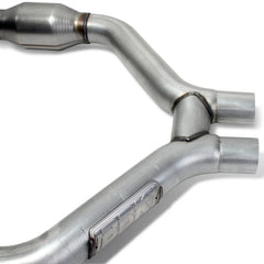 BBK 2015-16 Mustang V6 Short Mid H Pipe مع محولات (للاستخدام مع رؤوس سلسلة 1642)