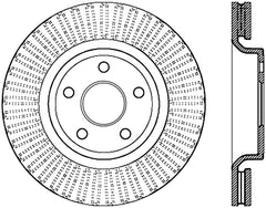 StopTech Slotted Sport Brake Rotor 11-17 Jeep Grand Cherokee (Excludes SRT8)