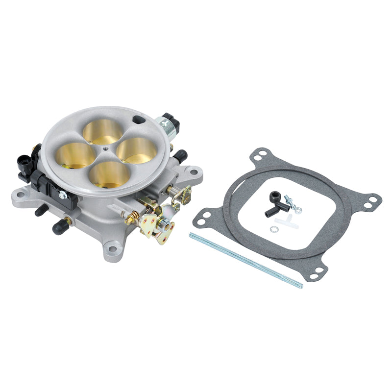 جسم الخانق Edelbrock Victor EFI 4-Barrel 4150 Style Flange مقاس 1.75 بوصة مصبوب بالقالب