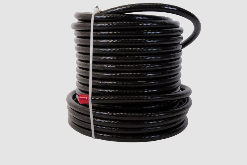 Aeromotive PTFE SS Braided Fuel Hose - Black Jacketed - AN-06 x 4ft