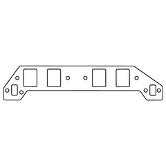 Cometic  GM Gen-V/VI BB V8 .094in Fiber Intake Mani Gskt Set-2.460in x 1.860in Rect. Ports
