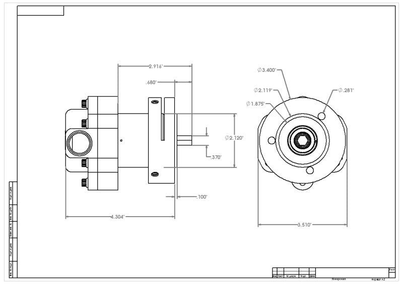 مضخة الوقود AeroMotive Billet Hex Drive