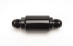 Russell Performance Black Anodized (3-1/4in Length 1-1/4in dia. -8 male inlet/outlet)