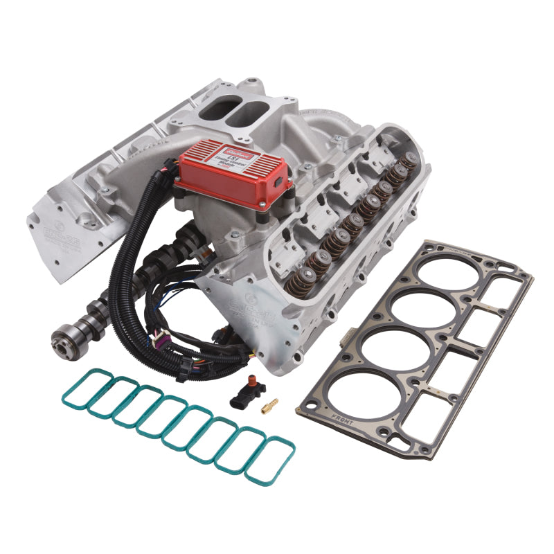 مجموعة Edelbrock Power Package Top End Kit RPM Series Chevrolet 1997-2004 5 7L LS1 مع وحدة التحكم في التوقيت