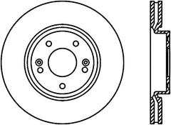 StopTech 09-18 Kia Forte Cryo Front Right Slotted Sport Brake Rotor