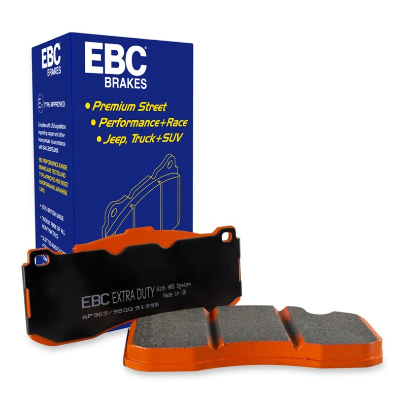 EBC 09-13 Toyota Highlander 2.7 2WD/4WD Extra Duty Rear Brake Pads