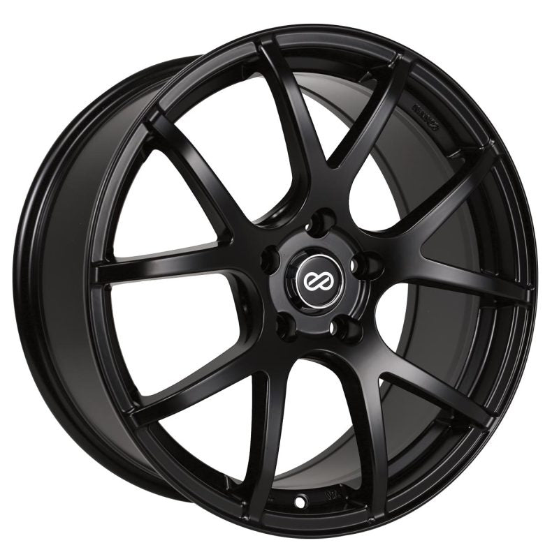 Enkei M52 18x8 40mm Offset 5x114.3 Bolt Pattern 72.6mm Bore Dia Matte Black Wheel