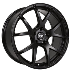 Enkei M52 17x7.5 42mm Offset 4x100 Bolt Pattern 72.6mm Bore Dia Matte Black Wheel