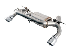 AWE Tuning BMW F3X 335i/435i Touring Edition Axle-Back Exhaust - Chrome Silver Tips (102mm)