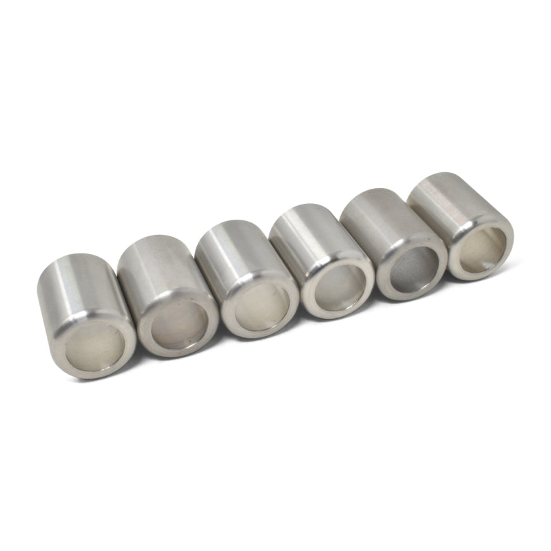 Russell Performance -6 AN Stainless Steel Crimp Collars (O.D. 0.600) (6 Per Pack)