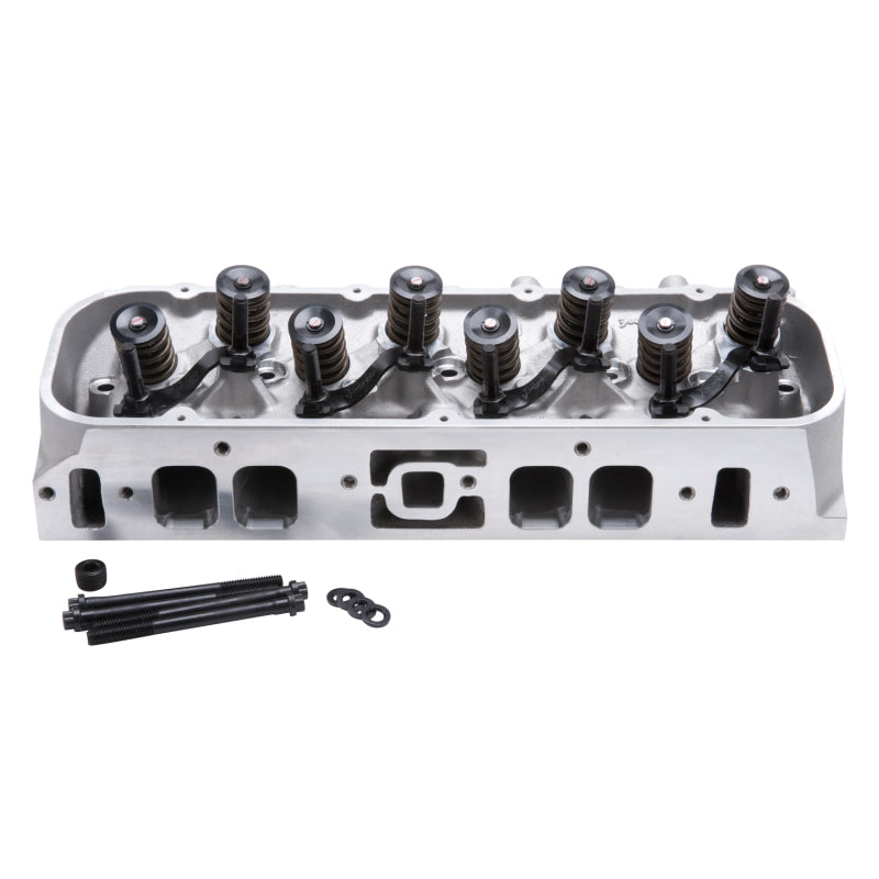 رأس أسطوانة Edelbrock BBC Performer RPM Oval Port 100cc كامل مفرد مع نوابض