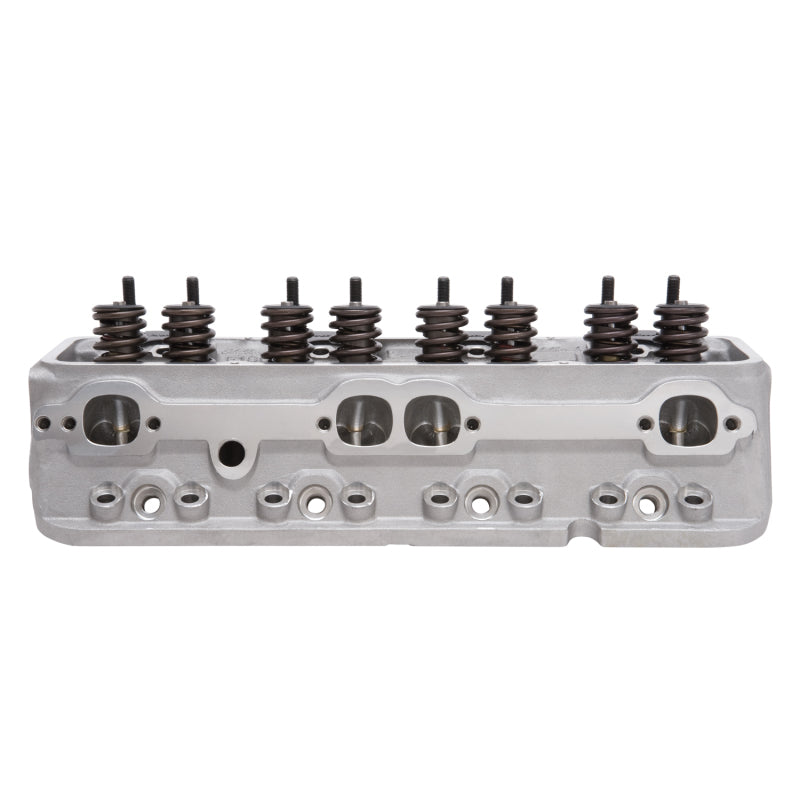 رأس أسطوانة Edelbrock SBC E-Cnc 185 64cc بقابس مستقيم لعمود كامة الأسطوانة الهيدروليكية بالكامل