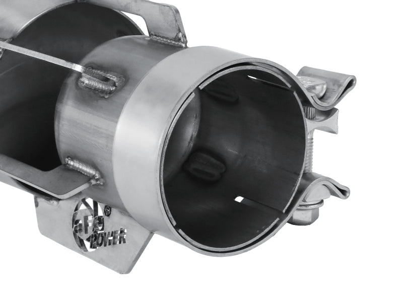 aFe MACH Force-Xp 304 Stainless Steel Clamp-on Exhaust Tip Brushed