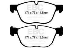 EBC 07-10 BMW X5 3.0 Greenstuff Front Brake Pads