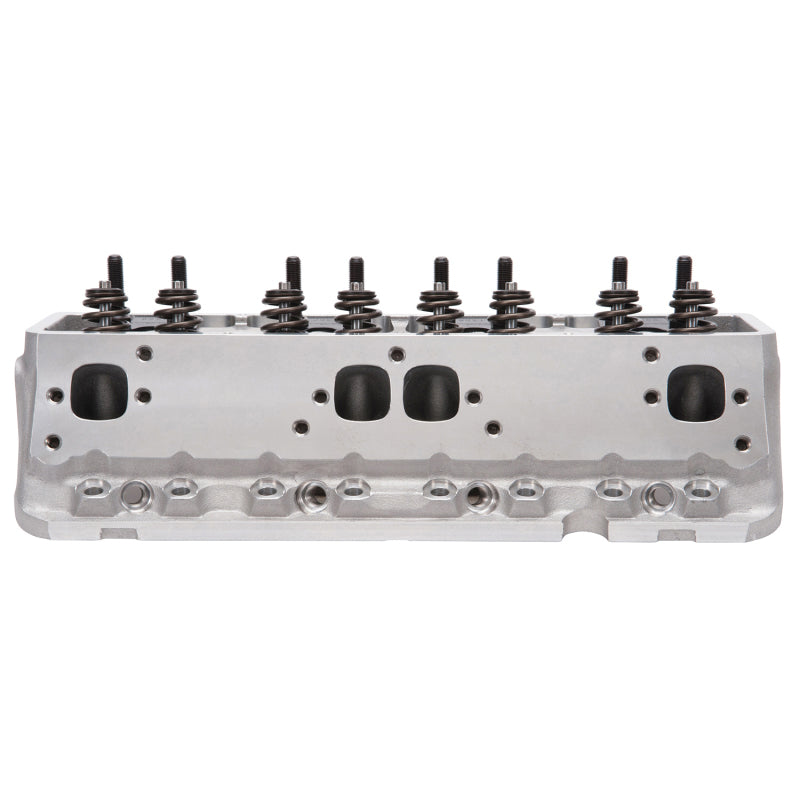 رأس أسطوانة Edelbrock Victor Jr SBC 23 Deg 220cc كامل لعمود كامة الأسطوانة الهيدروليكي