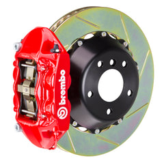 Brembo 06-09 997.1 GT3 Rear GT BBK 4 Piston Cast 380x28 2pc Rotor Slotted Type1-Red