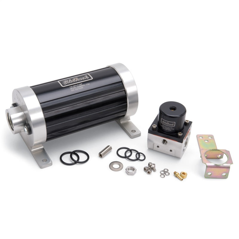 Edelbrock Fuel Pump Kit 1794 Pump And 1729 Regulator for EFI Supports Up to 1500Hp