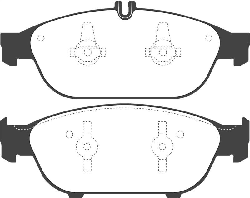 EBC 12+ Mercedes-Benz E550 4.6 Twin Turbo Coupe Yellowstuff Front Brake Pads