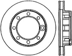 StopTech 71-86 Chevrolet K20 Suburban Cryo Slotted Front Right Sport Brake Rotor