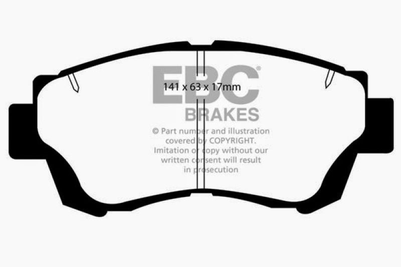 EBC 98-03 Toyota Sienna 3.0 Greenstuff Front Brake Pads