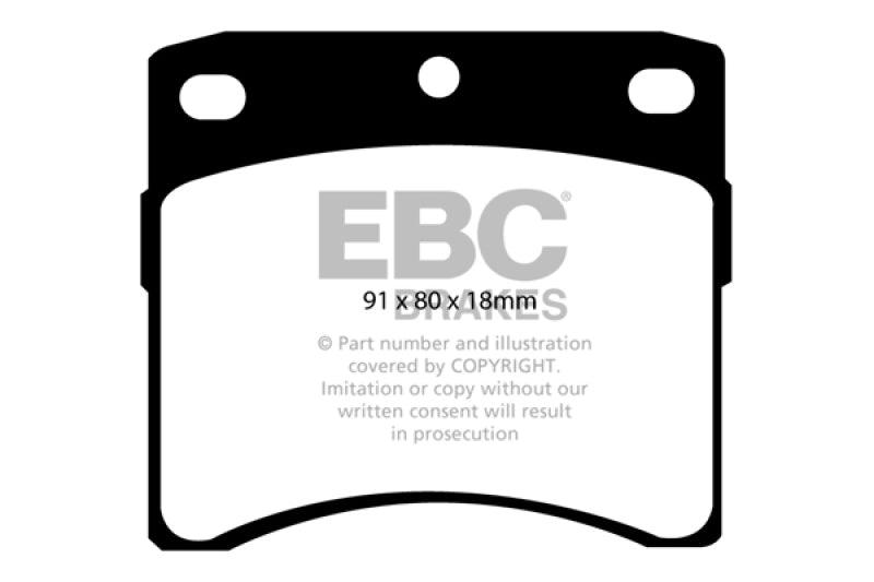 EBC 93-96 Volkswagen Eurovan 2.5 Vented Rotors Greenstuff Front Brake Pads