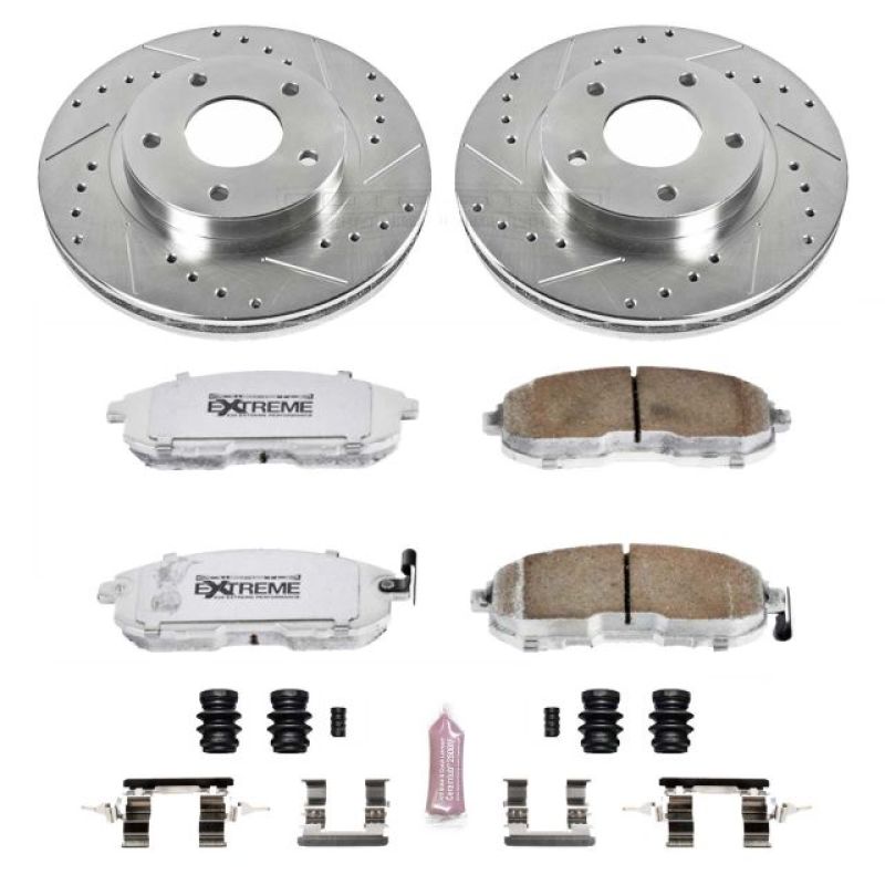 Power Stop 00-01 Infiniti I30 Front Z26 Street Warrior Brake Kit