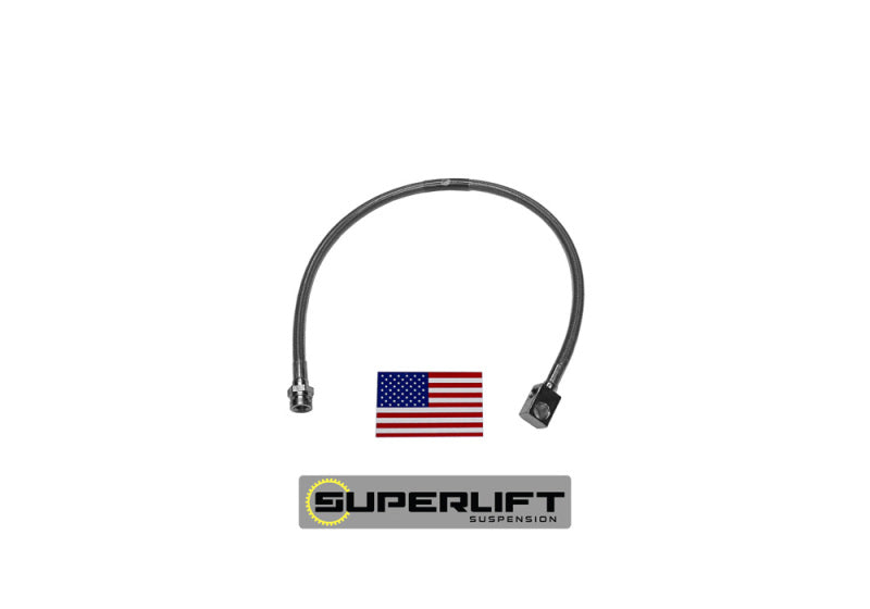 Superlift 76-86 Jeep CJ5 / CJ7 3in plus Lift (Single) Bullet Proof Brake Hose