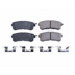 Power Stop 11-13 Infiniti QX56 Rear Z17 Evolution Ceramic Brake Pads w/Hardware