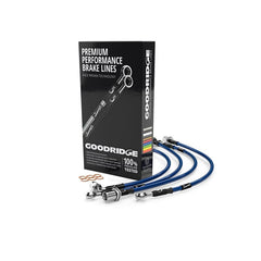 Goodridge 13-16 Scion FR-S Stainless Steel Brake Lines - Electric Blue