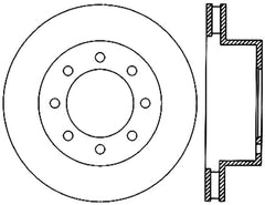 StopTech Power Slot 06-08 Dodge Ram 1500 / 03-08 Ram 2500/3500 All Front Right Slotted CRYO Rotor