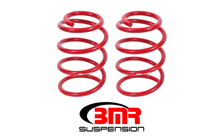 BMR 07-14 Shelby GT500 Front Performance Version Lowering Springs - Red