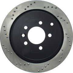 StopTech 05-09 Land Rover LR3 / 06-13 Land Rover Range Rover Sport Drilled Right Rear Cryo Rotor